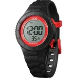 ICE-Watch ICE Digit 021007 40 mm Kunststoffgehäuse Schwarz Silikonarmband Schwarz S