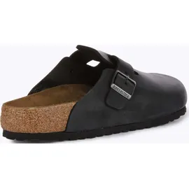 Birkenstock Boston Nubukleder geölt schwarz 44