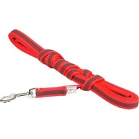 Julius-K9 C&G - Super-grip leash.red/grey.14mm/3m.with handle.max 30kg