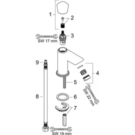Hansgrohe Logis 70 Standventil chrom 71120000