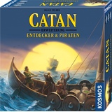 Kosmos 682750 CATAN Entdecker & Piraten, Erweiterung zu CATAN - Das Spiel, Familienspiel für 3-4 Personen ab 12 Jahre, Strategiespiel, Brettspiel, Siedler von Catan