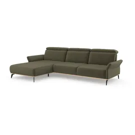 Home Affaire Eckcouch Polyester 3-Sitzer Grün