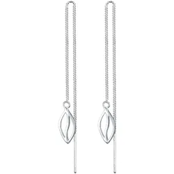 Elli Blatt Elegant Filigran 925 Silber Ohrringe   Damen