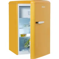 E (A bis G) AMICA Table Top Kühlschrank Kühlschränke gelb Kühlschränke mit Gefrierfach