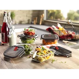 Zwilling Glasbehälter quadratisch grau 1,1 l