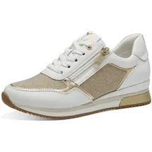 Marco Tozzi Damen 2-23713-41 Sneaker, White Gold, 38 EU - 38 EU