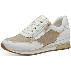 Marco Tozzi Damen 2-23713-41 Sneaker, White Gold, 38 EU - 38 EU