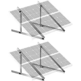 Vevor 114cm Solarpanel Halterungen Solarmodul Halterung Balkonkraftwerk 2er-Set