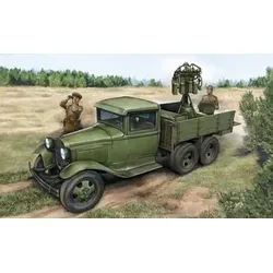 HOBBY BOSS 384571 1:35 GAZ AAA mit Quad Maxim AA-Gun