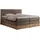 MKS Boxspringbett 160 x 200 cm H4 Braun