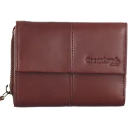 GreenLand Nature Geldbörse, Reißverschlussbörse, Damenbörse, Portemonnaie GreenLand Nature pordeaux