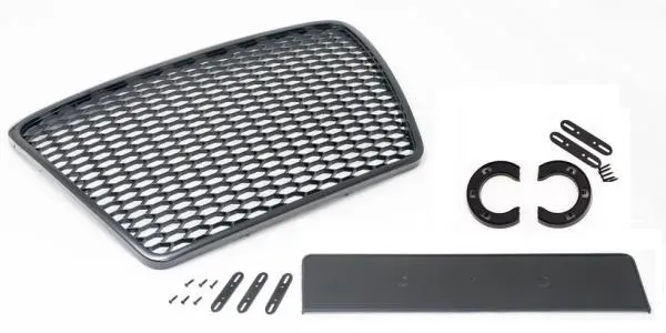 Passend für Audi A6 4F Facelift Grill Schwarz Glanz