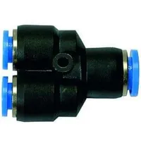 Riegler Y-Steckverbindung »Blaue Serie«, reduzierend, Schlauch- Ø1x8/2x4