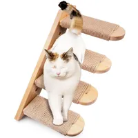 Cisivis Katzentreppe Wand, Kletterwand Katzen, Katzen Möbel Innen für kratzen Von, für Katze Klettern Spielen Faulenzen (Katzen bis 15 kg)