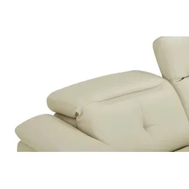 Uno Ecksofa mit elektrischer Relaxfunktion Eva ¦ creme ¦ Maße (cm): B: 255 H: 78 T: 171.0