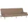 vidaXL Schlafcouch Kunstleder 2-Sitzer Cappuccino