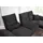 W.Schillig Eckcouch Mikrofaser 3-Sitzer Grau