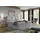 MID.YOU Boxspringbett, - silbergrau - H2/H3 - Bettkasten, - inklusive Topper - 160x200 cm,
