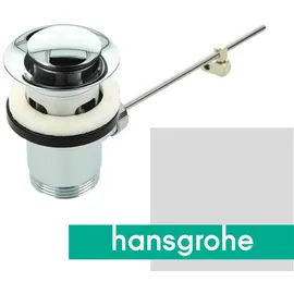 Hansgrohe Ablaufgarnitur mit Zugstange für Waschtisch- und Bidetmischer chrom