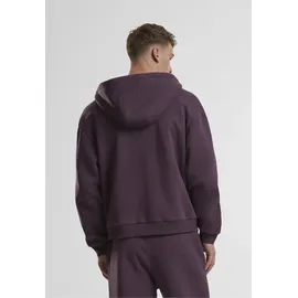 URBAN CLASSICS Fluffy Reißverschlusspullover Plum Purple L
