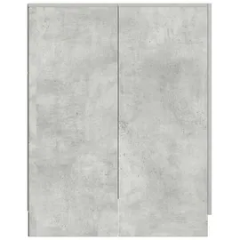 vidaXL Waschmaschinenschrank 70,5 x 71,5 x 91,5 cm Betongrau