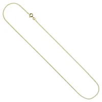 Schmuck Krone Goldkette 1,7mm Panzerkette aus 333 Gelbgold, 45cm, Gold 333 goldfarben