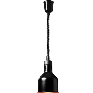 Royal Catering Wärmelampe Wärmestrahler matt-schwarz höhenverstellbar 17.2 x 17 x 28.5 cm Heizstrahler, Schwarz