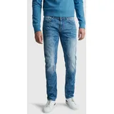 PME Legend Herren, Jeans, Nightflight", Regular Fit Mid blau Ptr120-Fbs Normaler Bund Reißverschluss W 42 L 34,
