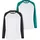 URBAN CLASSICS Kinder Shirt Boys Organic Oversized Raglan Longsleeve 2-Pack, Doppelpack Langarmshirt für Jungen, Größen 110/116-158/164 - 158-164