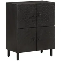 VidaXL Beistellschrank 60x33x75 cm schwarz