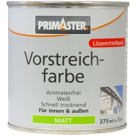 Primaster Vorstreichfarbe Weiß matt 0,375 l