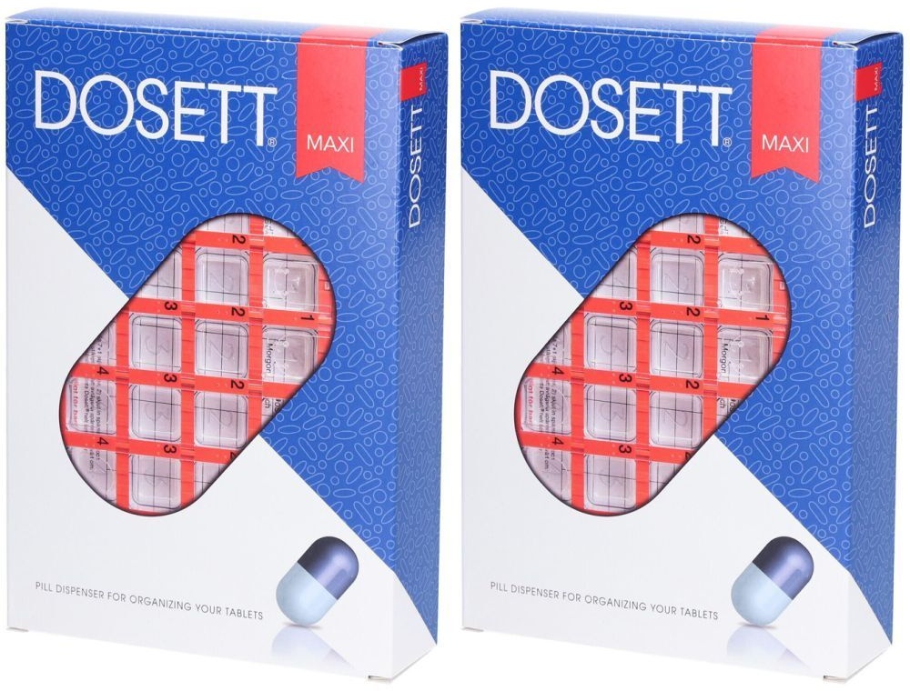 Dosett® Maxi Pillendose Woche Französisch (7 x 4)