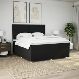 vidaXL Boxspringbett 180 x 200 cm Schwarz