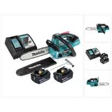 Makita DUC 254 RM Akku Kettensäge 18 V 25 cm Brushless + 2x Akku 4,0 Ah + Ladegerät