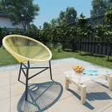 vidaXL Polyrattan Garten-Acapulco Stuhl 69 x 66 x 87 cm beige