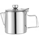 HENDI Kaffee-/Teekanne mit Klappdeckel, Kaffeekanne, Wasserkessel Tropfwasserkocher, Kaffee, 0,3L, ø74x(H)95mm,