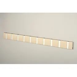LoCa Knax 10 Wandgarderobe kaffee, Haken grau