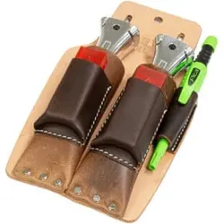Roll Messerhalter aus Leder für den Profi im Set