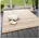 Küche Balkon Garten Flur Kunststoff Streifen Beige Größe 120x170 cm