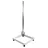 PremiumX Balkonständer 40x40cm Aluminium 1m Mast Ø 50mm Eck SAT-Halter für Satelliten-Schüssel Flachdach-Ständer