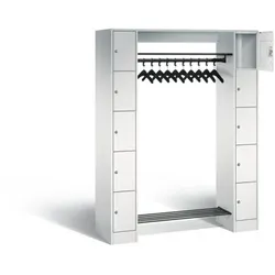 Garderobe offen 7035/7035 1850x610x500mm