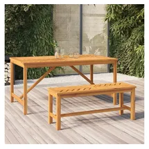 vidaXL Gartenbank 115 x 40 x 45 cm Braun
