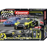 Carrera GO!!! GT Super Challenge Rennbahn-Set I Rennbahnen und lizensierte Slotcars | bis zu 2 Spieler | Für Jungs und Mädchen ab 6 Jahren & Erwachsene
