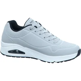 SKECHERS Uno - Stand on Air Hellgrau/Schwarz 47,5