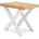 Konsolentisch ausziehbar 58 bis 262cm 90x58x73cm Weiß