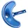 mediPool Bodenabsauger Basis Oval blau Teleskopstange