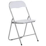 CLP 2er Set Klappstuhl Felix weiß/silber