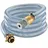 POPPSTAR Saugschlauch 1 4m (ID 25mm, AD 33mm, 4mm Wandstärke), Edelstahlsaugkorb mit Rückschlagventil, Überwurfmutter ID 1 1/4" (41,9mm), Reduzierstück AD 1" (33,3mm)