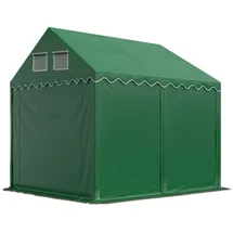 TOOLPORT Partyzelt 3,00 x 4,00 m dunkelgrün