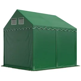 TOOLPORT Partyzelt 3,00 x 4,00 m dunkelgrün